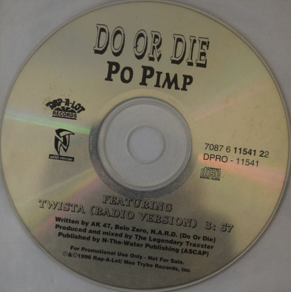 Do Or Die : Po Pimp (CD, Single, Promo)