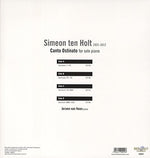 the album cover for Van Jeroen Veen - Ten Holt: Canto Ostinato for Solo Piano
