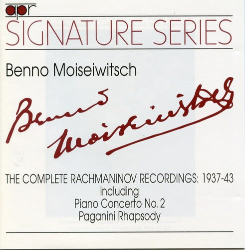 Complete Rachmaninov Recordings 1937-43 (CD)