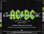 AC/DC : Cover You In Oil (CD, Single, Promo)