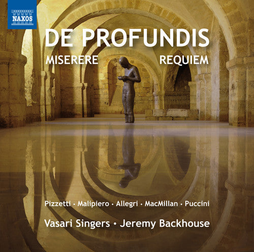 the album cover for Allegri / Pizzetti - De Profundis