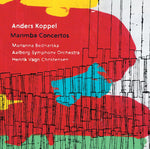 the album cover for Koppel / Bednarska / Aalborg Sym Orch - Marimba Cons