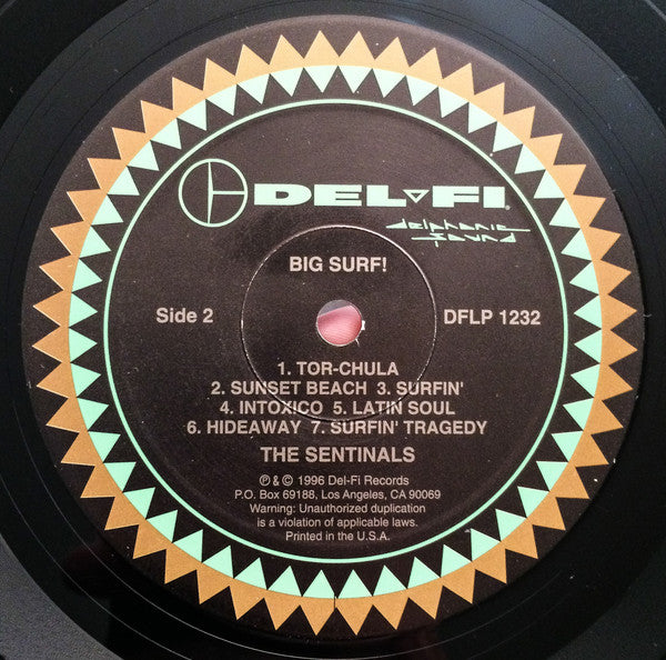The Sentinals : Big Surf! (LP, Album, RE)