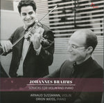 the album cover for Brahms / Sussmann / Weiss - Sons for VLN & Pno