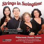 the album cover for Philharmonic Chamber Soloists - Strings in Swingtime