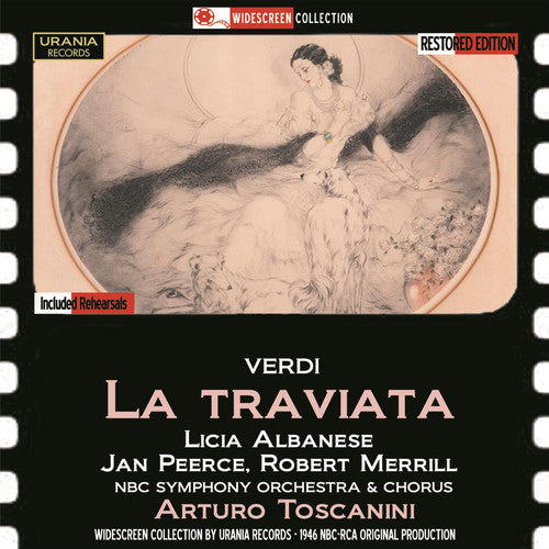 the album cover for Arturo Toscanini - La Traviata