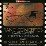 the album cover for Benedetti Michelangeli - Piano Concertos