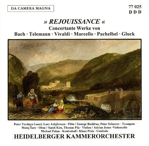 the album cover for Bach / Gluck / Marcello / Vivaldi - Rejouissance (Konzertante Werk)
