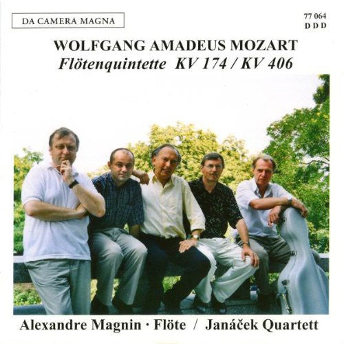 the album cover for Mozart / Magnin - Flute QNTS KV 174 & 406