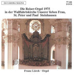 the album cover for Bach / Stanley / Haydn / Handel - Reiser-Organ in the Pilgrim