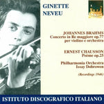 the album cover for GINETTE NEVEU - Violin Con