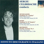 the album cover for SERGIU CELIBIDACHE - Sym