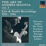 the album cover for Andrés Segovia - Art of Segovia 3