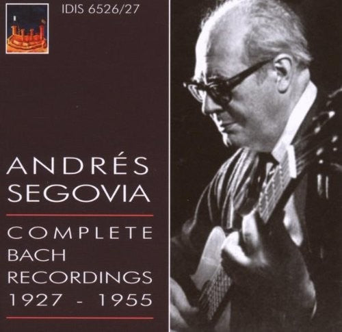 the album cover for Andrés Segovia - Comp Bach