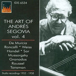 the album cover for Andrés Segovia - Art of Segovia 4