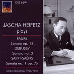 the album cover for Jascha Heifetz - Jascha Heifetz Plays French