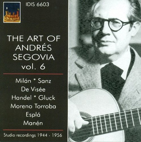 the album cover for Andrés Segovia - Art of Andres Segovia