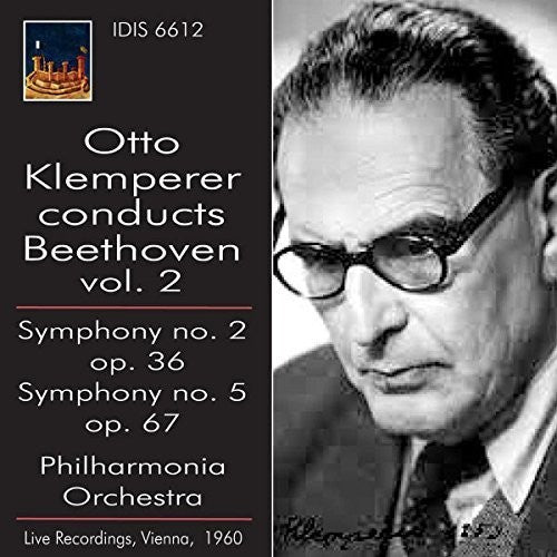 the album cover for Otto Klemperer - Otto Klemperer Conducts Beethoven