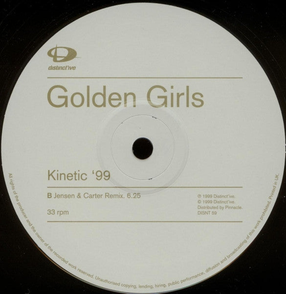 Golden Girls : Kinetic '99 (12")