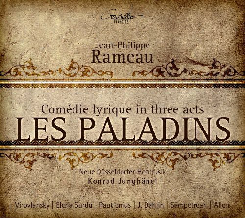 the album cover for Konrad Junghänel - Les Paladins
