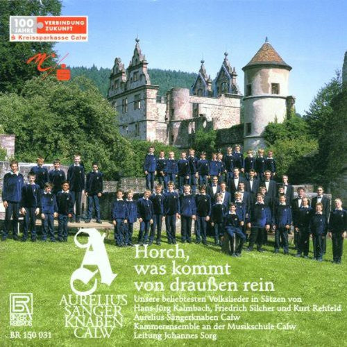 the album cover for Aurelius Boys Choir - Horch Was Kommt Von Draussen Rein: German Folksong