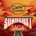 the album cover for Curio Cowboys - Sunburst Saga