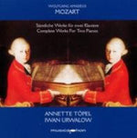 the album cover for Annette Topel - Complete Works for Two Pianos