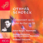 the album cover for Schoeckothmar / Berger / Czarnecki / Sudwestdt - Concert for Violon Cello & STR