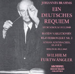 the album cover for Brahms / Furtwangler - Ein Deutsches Requiem
