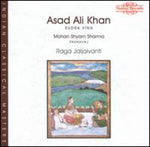 the album cover for Asad Ali Khan - Raga Jaijaivanti