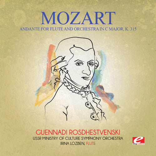the album cover for USSR Ministry of Culture Symphony Orchestra - Andante for Flute & Orchestra in C Major K. 315