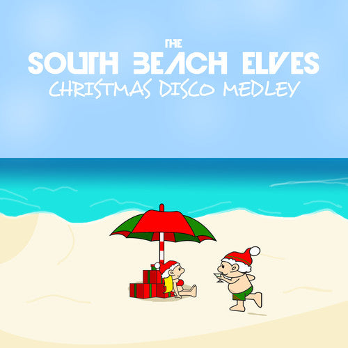 the album cover for South Beach Elves - Christmas Disco Medley (Xmas on Beach Mix)