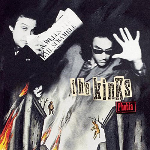 the album cover for The Kinks - Phobia