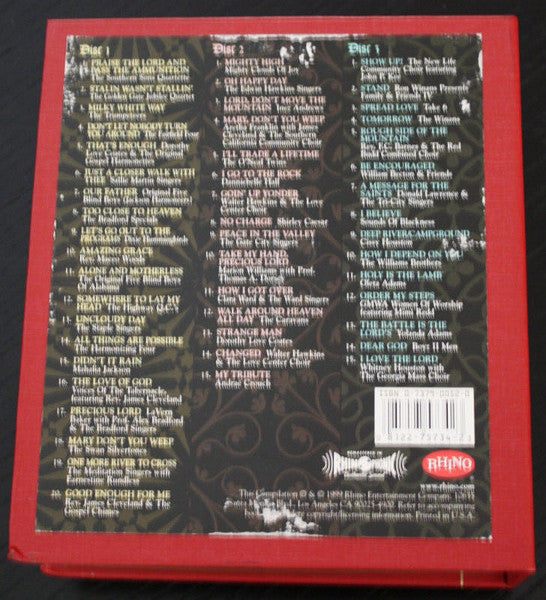 Various : Testify! The Gospel Box (3xCD, Comp, RM + Box)