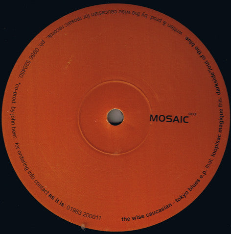 The Wise Caucasian : Tokyo Blues E.P. (12", EP)