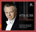 the album cover for R Strauss / Jansons / Bavarian Radio Sym - Don Juan & Ein Heldenleben