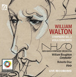 the album cover for Walton / New Haven Symphony Orchestra - Symphony No. 2 / Viola Concerto