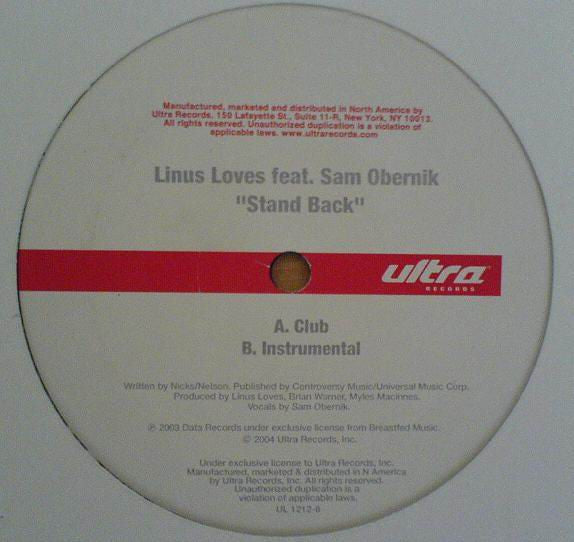 Linus Loves Feat. Sam Obernik : Stand Back (12")