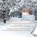 the album cover for 15 Songs To Poems By Gustaf Froding / Various - 15 Songs to Poems By Gustaf Froding