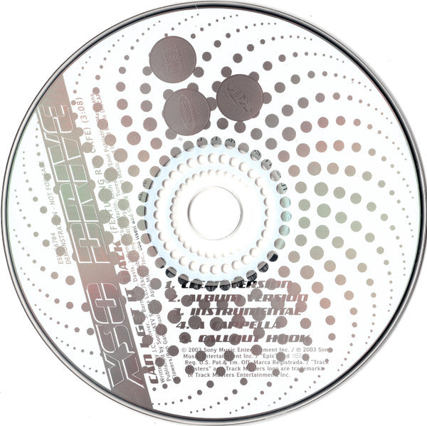 XSO Drive : Can I Get It Back (CD, Single, Promo)