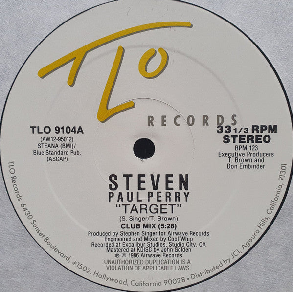 Steven Paul Perry* : Target (12")