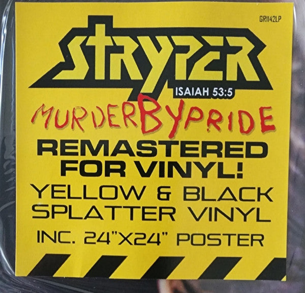 Stryper : Murder By Pride (LP, Album, Ltd, RE, RM, Yel)