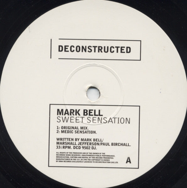 Mark Bell (3) : Sweet Sensation (12", Promo)