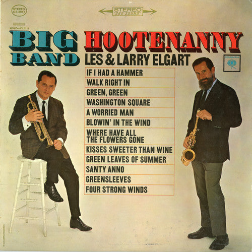 the album cover for Larry Elgart & Les - Big Band Hootnanny
