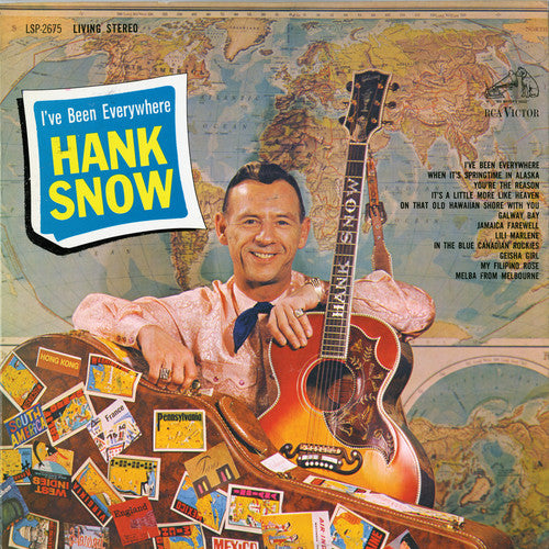 the album cover for Hank Snow - I've Been Everywhere