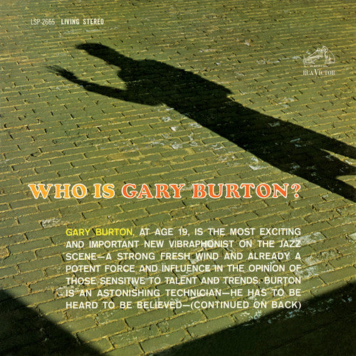 the album cover for Gary Burton - Who Is Gary Burton