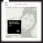 the album cover for Riu / Tavener / Part / Sculthorpe / Janacek - Piano Icons for the 21st Century