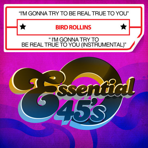 the album cover for Bird Rollins - I'm Gonna Try to Be Real True to You