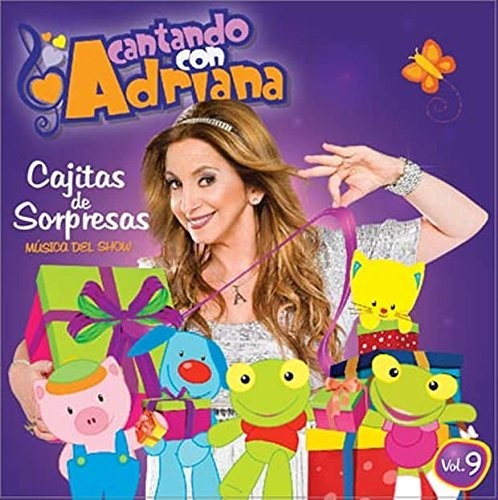the album cover for Adriana - Cajitas De Sorpresas Vol. 9 (Arg)