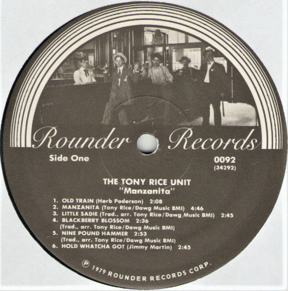 The Tony Rice Unit : Manzanita (LP, Album)